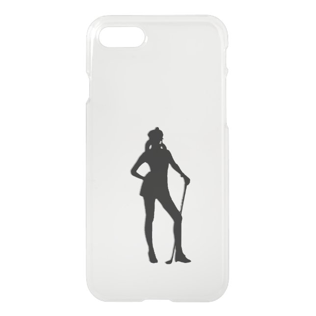 Female Golfer Sport Uncommon iPhone Case (Back)