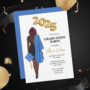 Female Graduation Party Invitation