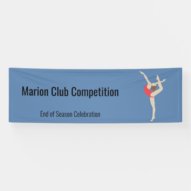 Female Gymnast Banner (Horizontal)