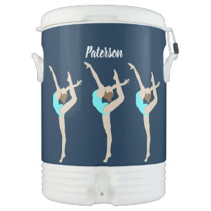 Female Gymnast Beverage Cooler