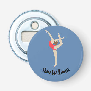 Female Gymnast Bottle Opener