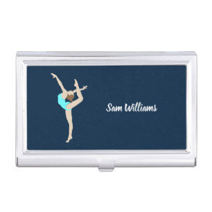 Female Gymnast Business Card Case