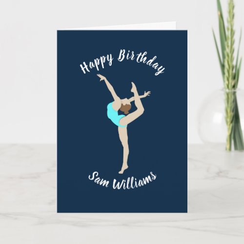 Female Gymnast Card