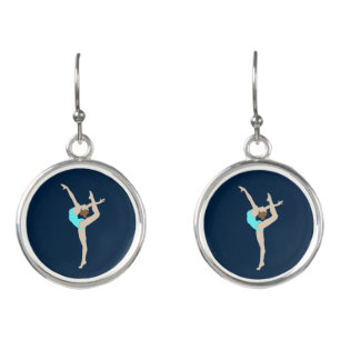Female Gymnast Earrings