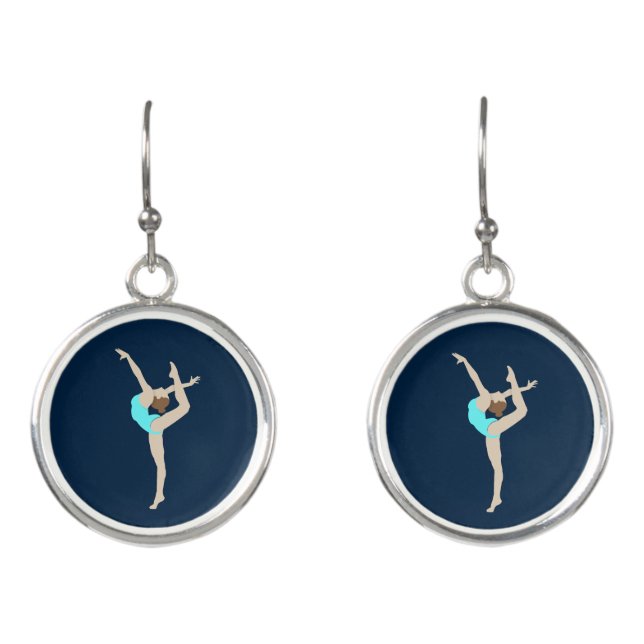 Female Gymnast Earrings (Front)
