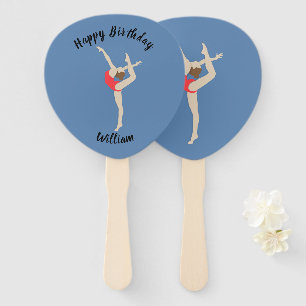 Female Gymnast Hand Fan