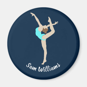 Female Gymnast Magnet