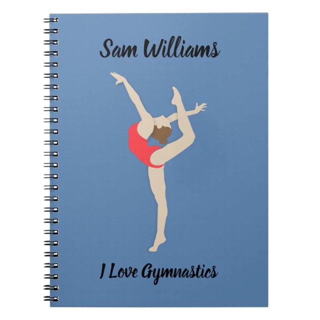 Female Gymnast Notebook (Front)