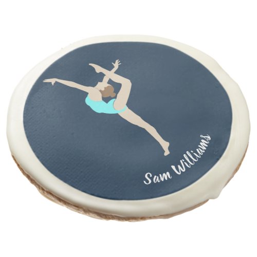 Female Gymnast Sugar Cookie