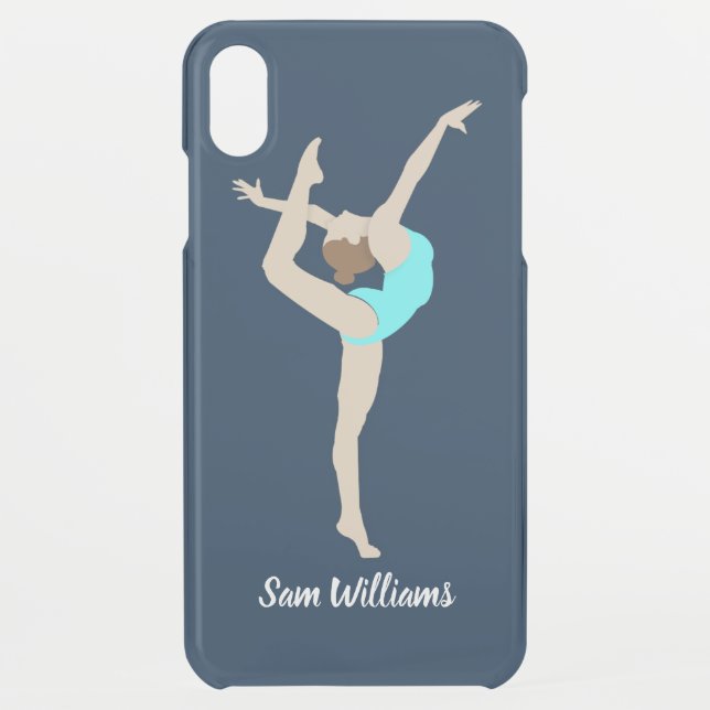 Female Gymnast Uncommon iPhone Case (Back)