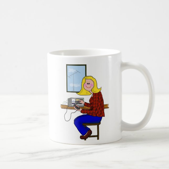 Female Ham with Blonde Hair Coffee Mug (Right)