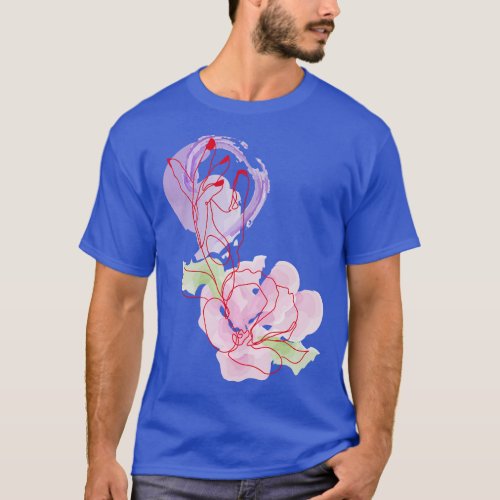 Female hand and flower T_Shirt