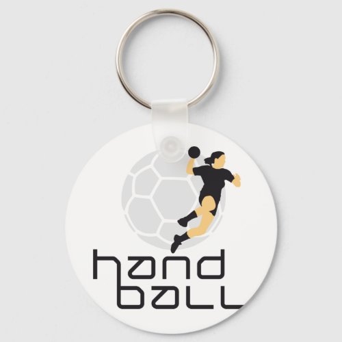 female handball keychain
