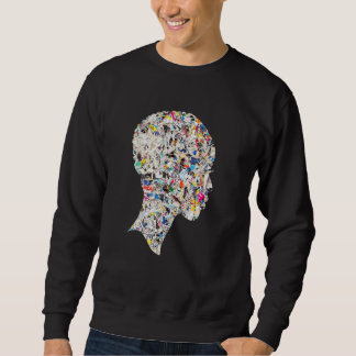 Female Head Silhouette Sweatshirt