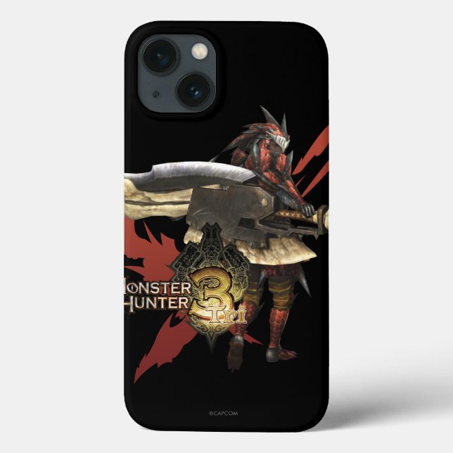 Female Hunter with Switch Ax, Rathalos Armor Case-Mate iPhone Case (Back)