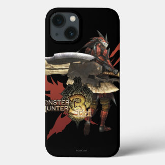 Female Hunter with Switch Axe, Rathalos Armor iPhone 13 Case