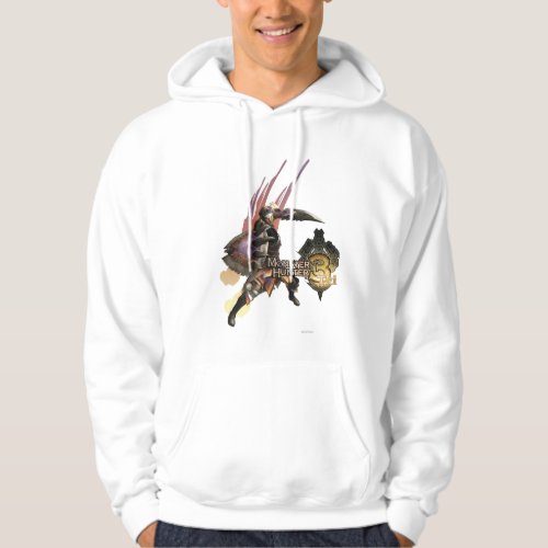 Female Hunter with Sword and Shield Jaggi Armor 2 Hoodie