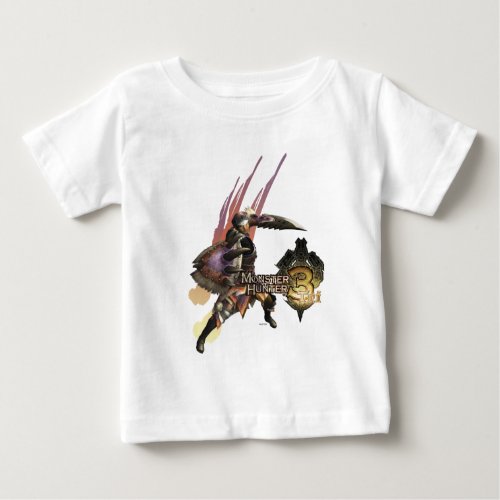 Female Hunter with Sword and Shield Jaggi Armor Baby T_Shirt