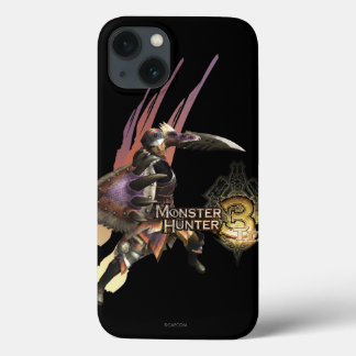 Female Hunter with Sword and Shield, Jaggi Armor iPhone 13 Case
