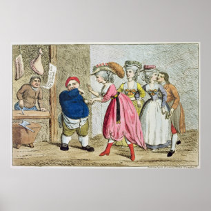Female Influence, or the Devonshire Canvas Poster