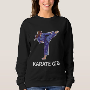Female Karate Fighter Sweatshirt