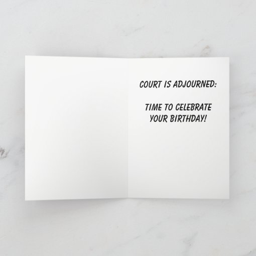 Female Lawyer Birthday Card Zazzle