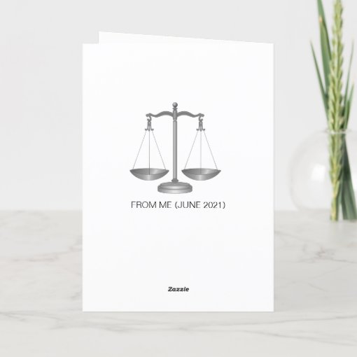 Female Lawyer Birthday Card Zazzle