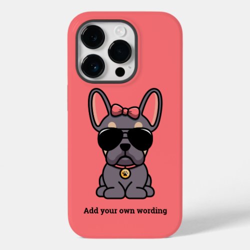 Female Lilac Tan French Bulldog Case_Mate iPhone 14 Pro Case