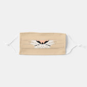 Female Lion Lioness Illustration Animal Face Mask (Front, Folded)