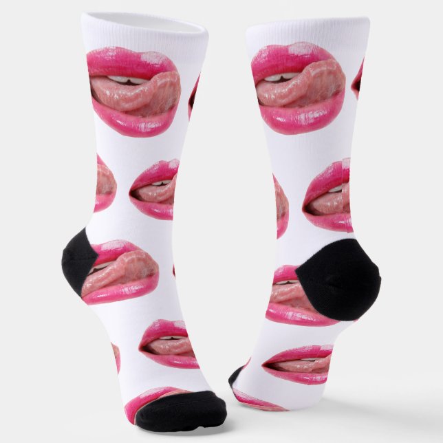 Female lips socks (Angled)