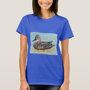 Female Mallard Duck Painting T-Shirt