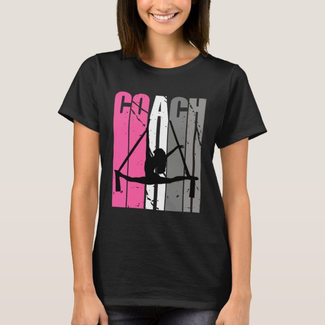 Female Master Air Yoga Instructor Choreographer Co T-Shirt (Front)