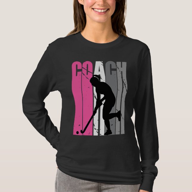 Female Master Hockey Instructor Hockey Coach T-Shirt (Front)