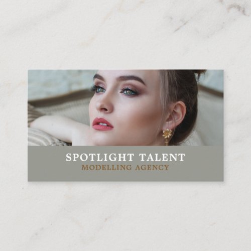 Female Model Modelling Agency Model Agent Business Card