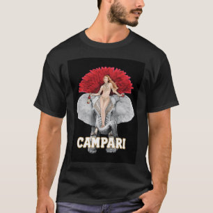 Female Model On Elephant T-Shirt