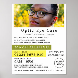 Female Model, Optician, Technical Practitioner Poster