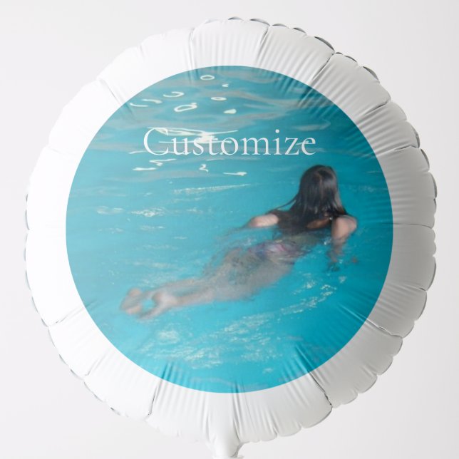 Female Model Swimming Thunder_Cove Balloon (Front)