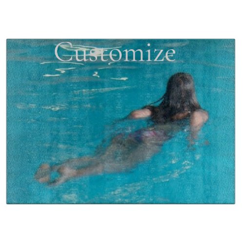 Female Model Swimming Thunder_Cove Cutting Board