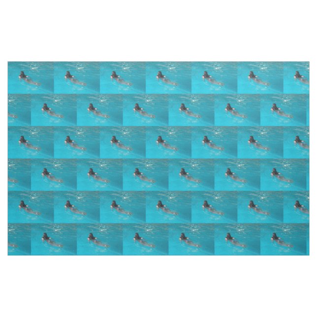 Female Model Swimming Thunder_Cove  Fabric (Fat Quarter)