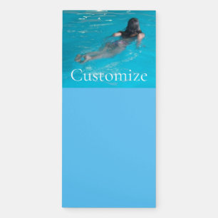 Female Model Swimming Thunder_Cove Magnetic Notepad