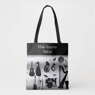 Female Music Teacher Tote Personalized