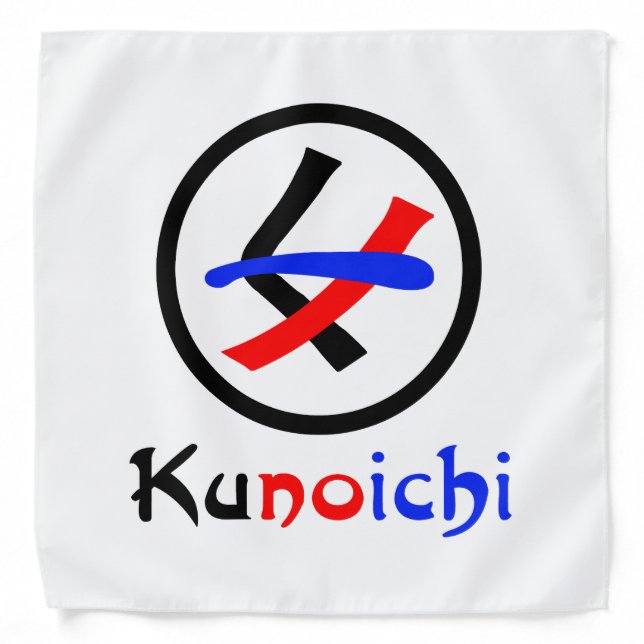 Female Ninja Kunoichi くノ一 Bandana (Front)