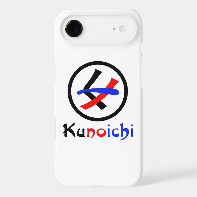 Female Ninja Kunoichi くノ一 Case-Mate iPhone Case (Back)