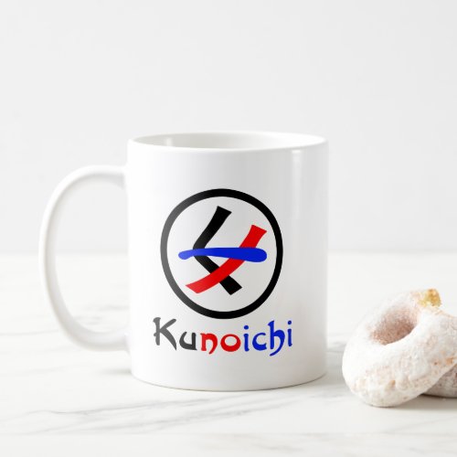 Female Ninja Kunoichi くノ一 Coffee Mug