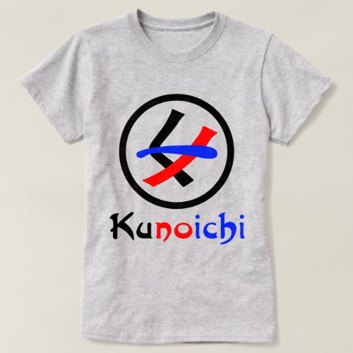 Female Ninja Kunoichi くノ一 T_Shirt