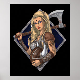Poster Art: Viking Shieldmaiden  Warriors pictures, Poster art