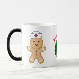 Female Nurse Day Mom Appreciation Red Cross Cookie Color Morph Mug