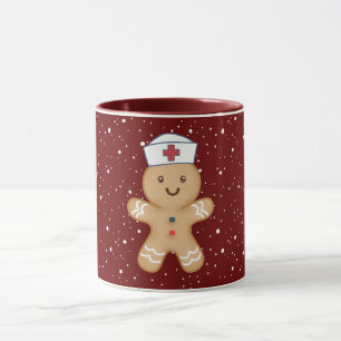 Female Nurse Day Mom Appreciation Red Cross Cookie Mug