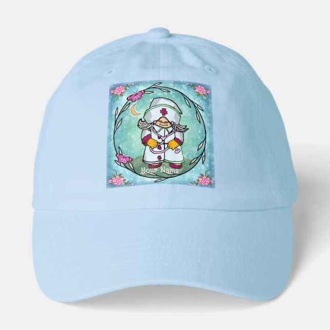 Female nurse gnome  hat (Front)