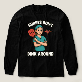 Female Nurses Don't Dink Around Tri-Blend Shirt